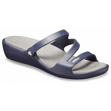 Crocs Patricia Sandal Papucs Női Sötétkék | HU 0593XYUF